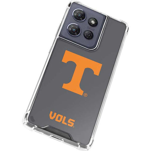 University of Tennessee-Knoxville T Logo Vols on Gray Moto G Play 5G (2025) Clear Case